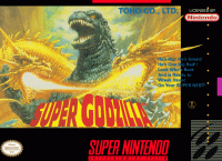 Super Godzilla Super Nintendo  box art